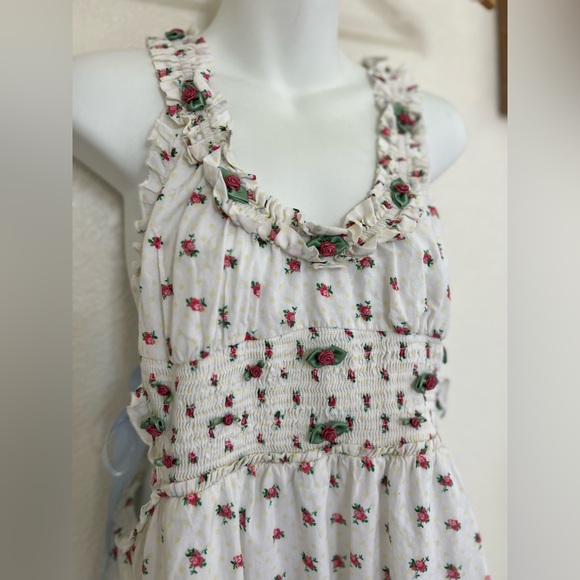 FOR LOVE & LEMONS Floral Print Mini Dress - Picture 6 of 7